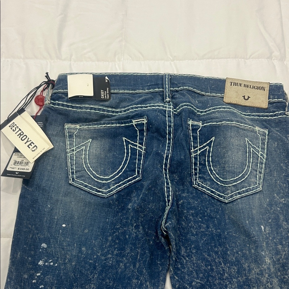 True Religion Women's Blue Boot Cut Jeans